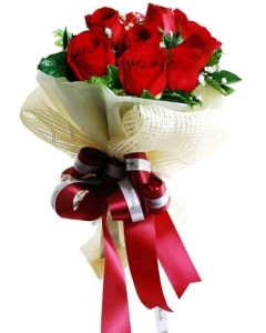 6 Imported Roses for valentines special